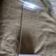 Brushed aluminium lamp, solid, from 2006.