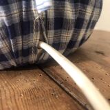 Superb Jacadi blue check bedside lamp