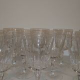 12 crystal wine glasses