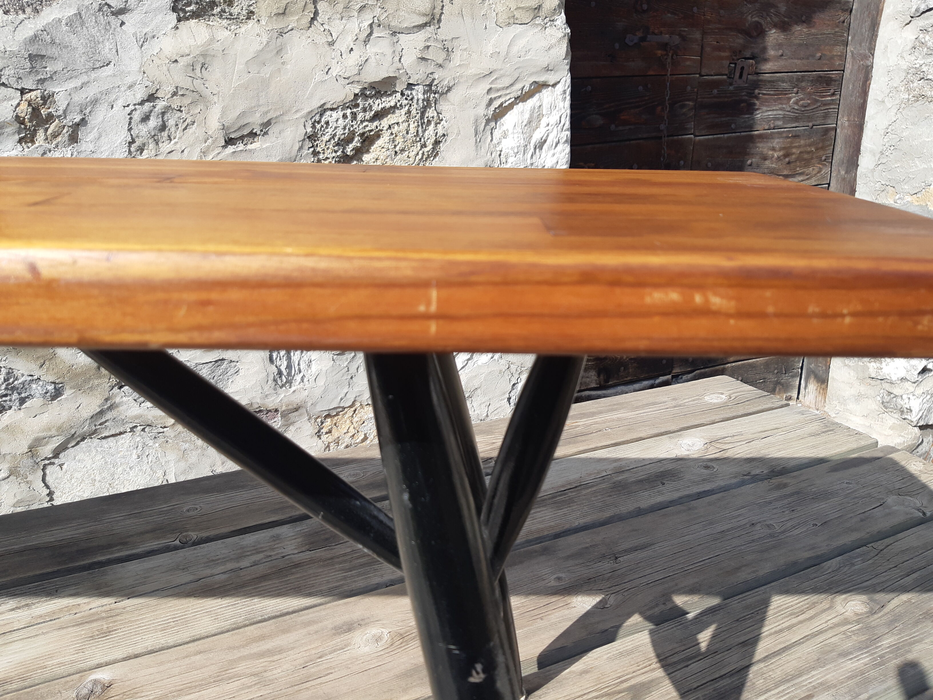 Tapiovaara Pirkka bench for Laukken Puu, around 1960.