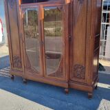 1925 office library in solid waved mahogany