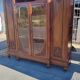 1925 solid curly mahogany office bookcase