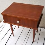 Bedside light wooden 60s