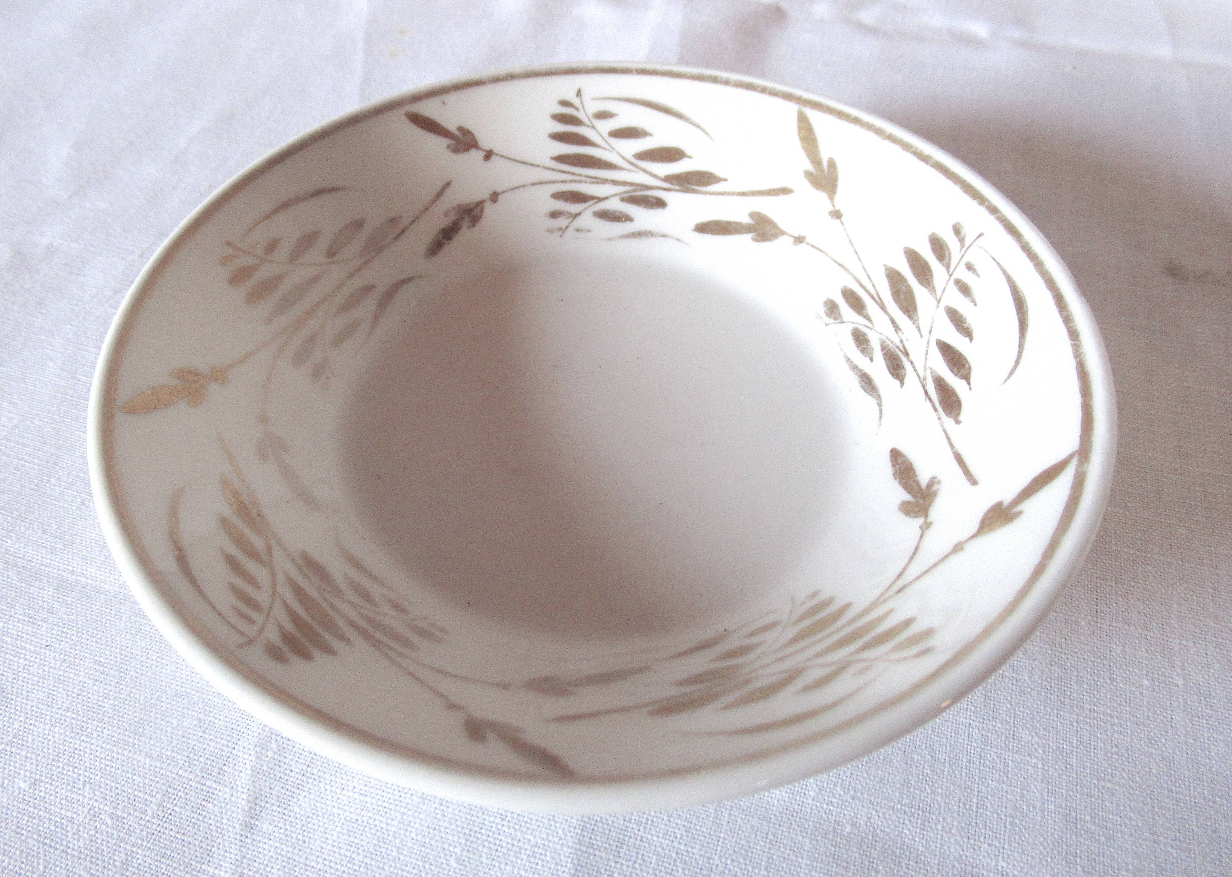 pair of Paris porcelain coffee cups