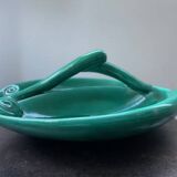 vintage glazed earthenware appetizer plate