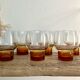 6 vintage luminarc france glasses