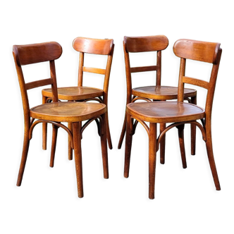 4 Horgen-Glarus bistro chairs 30s