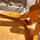 4 Baumann bistro chairs, different shades, vintage