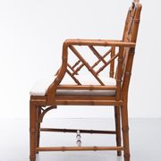 Chaises chinoises en faux bambou de style Chippendale du 20ème siècle