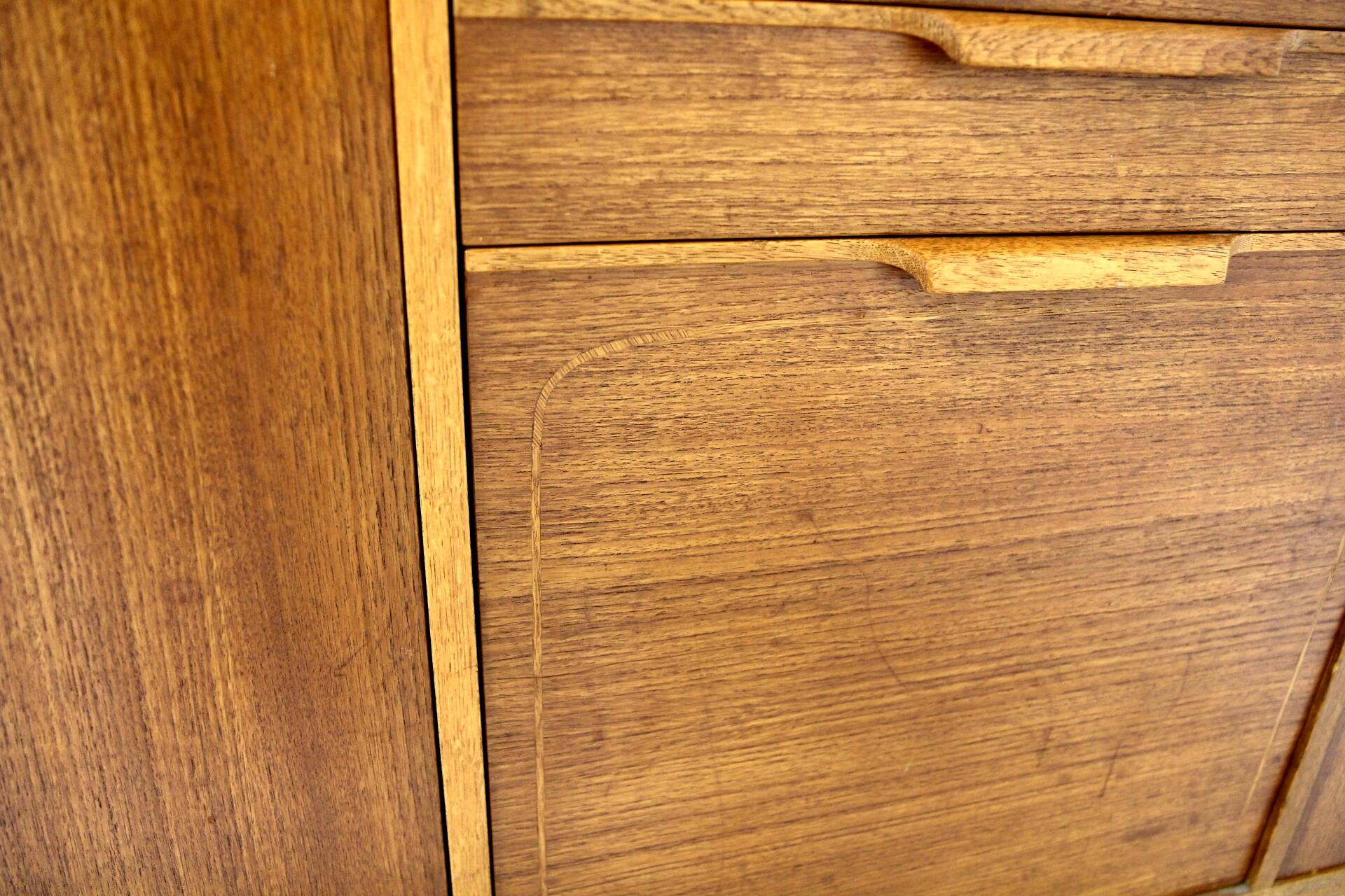 Scandinavian teak and oak enfilade, Sweden, 1960