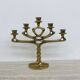Mid-century large brutalist solid bronze candleholder, 1970s