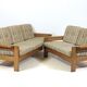Danish brutalist sofa duo