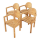 Set of 4 dining chairs by Rainer Daumiller for Gramrode Møbelfabrik, 1970s