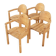 Set of 4 dining chairs by Rainer Daumiller for Gramrode Møbelfabrik, 1970s