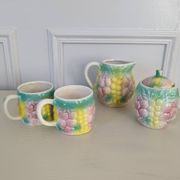 Coffee set in earthenware