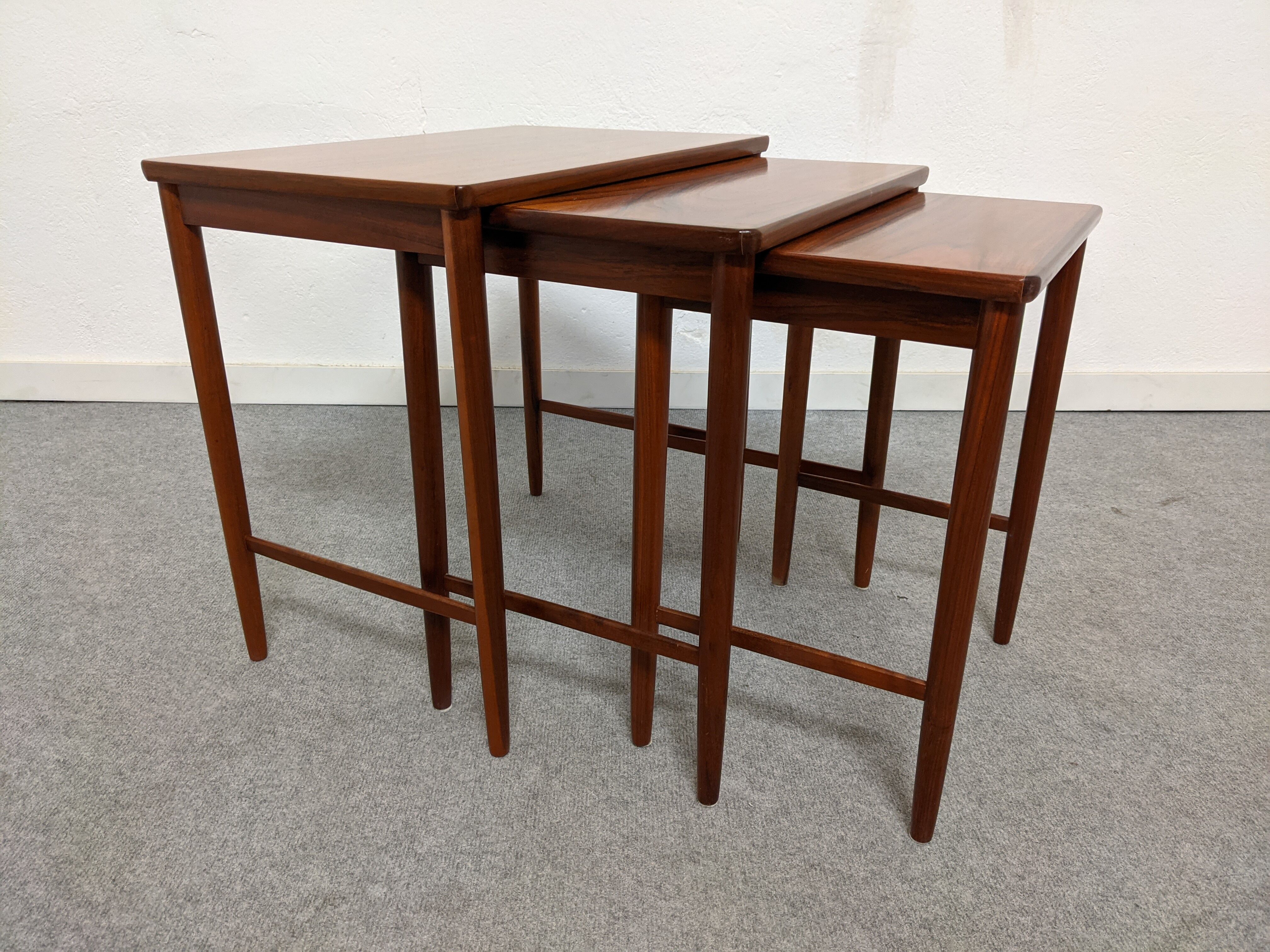 Danish trundle tables from the 50s/60s