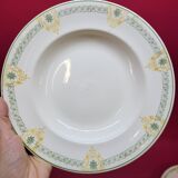 Longwy Longpré 4 old earthenware plates