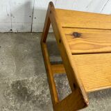 Table basse sapin année 80