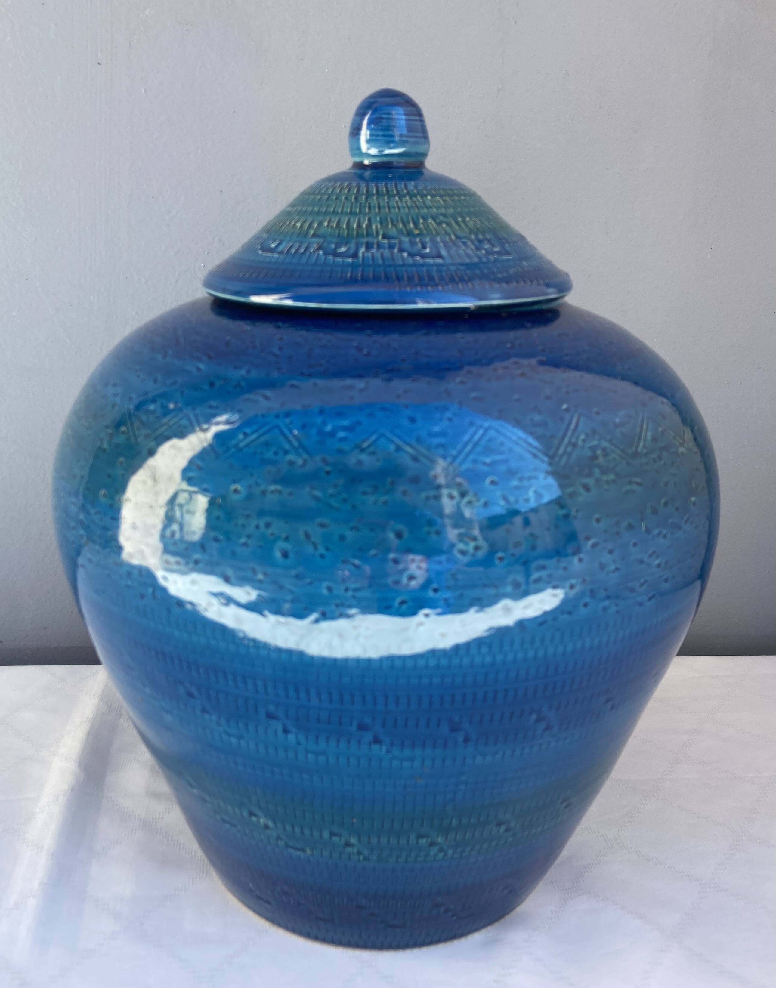 Bitossi ceramic lidded pot