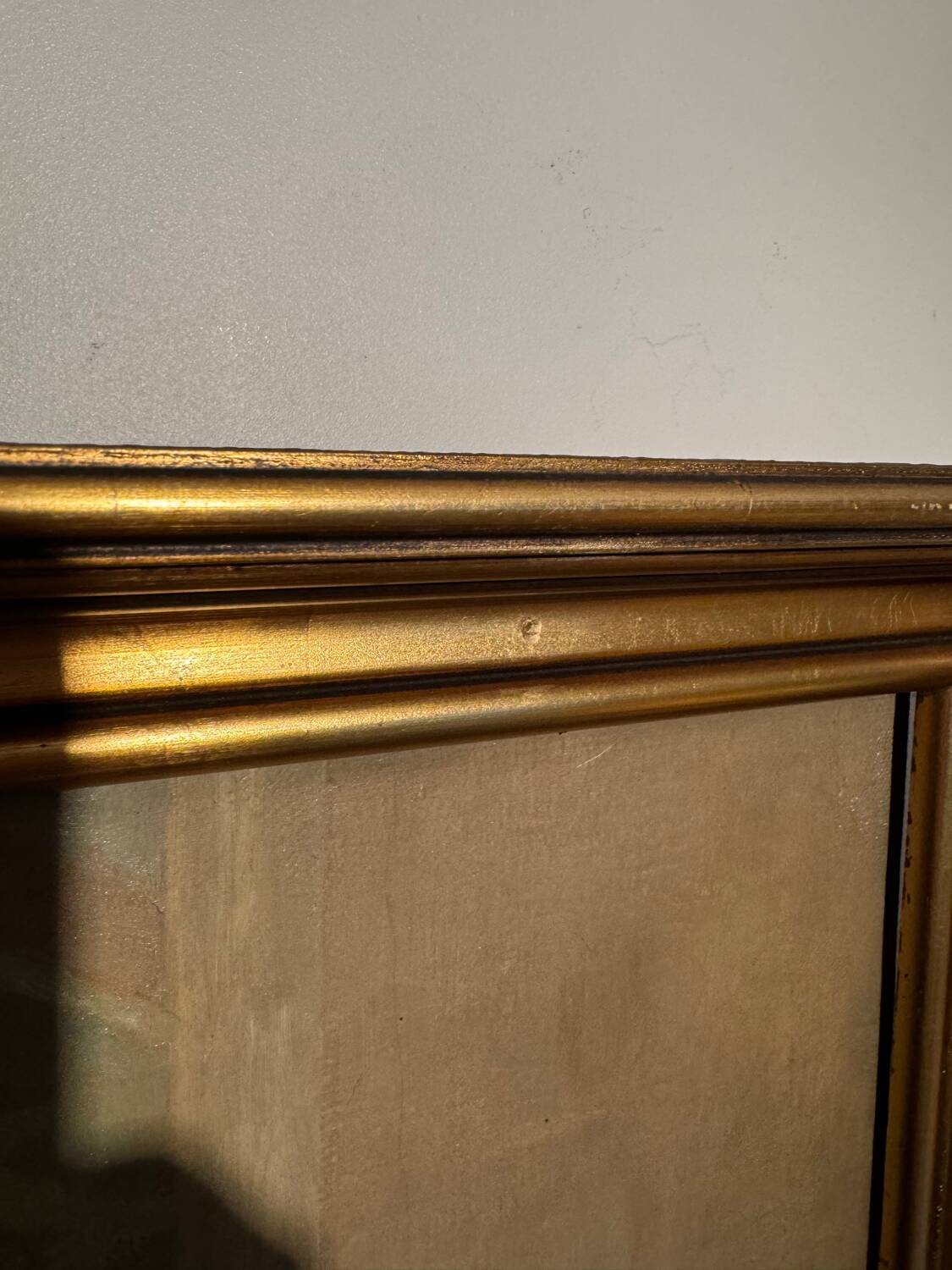 Old painting, Still life or roses and fruits, early 20th century