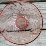 lot of rosaline pink glass bowls
