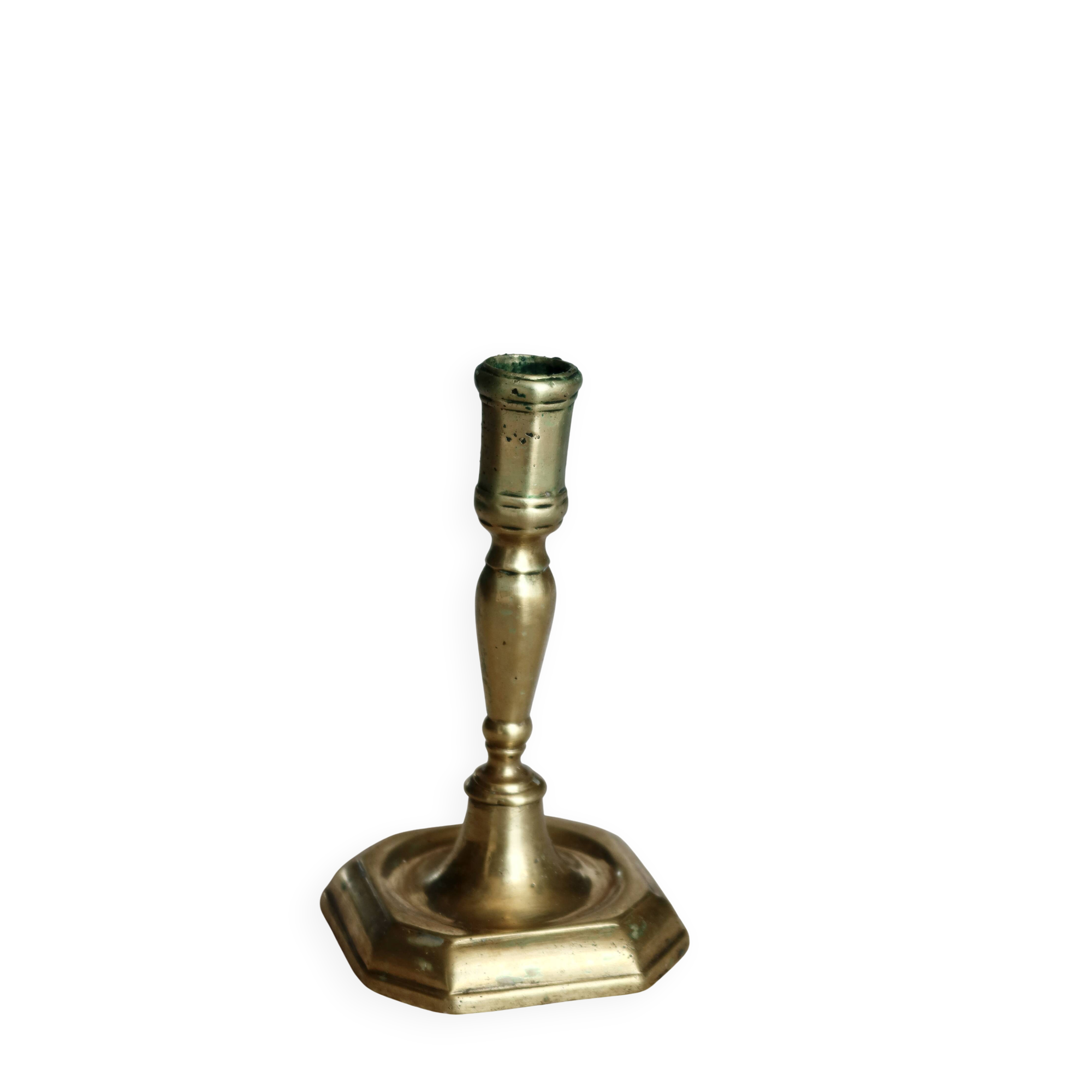 Vintage brass candle holder