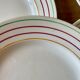 Set of 12 vintage flat plates, Jeannio de Gien model