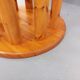 Vintage Scandinavian round dining table Rainer Daumiller in pine.