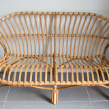 Seat rattan 2 seater