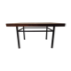 Table basse métal et céramique