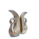 Pair of brass swan books greenhouse
