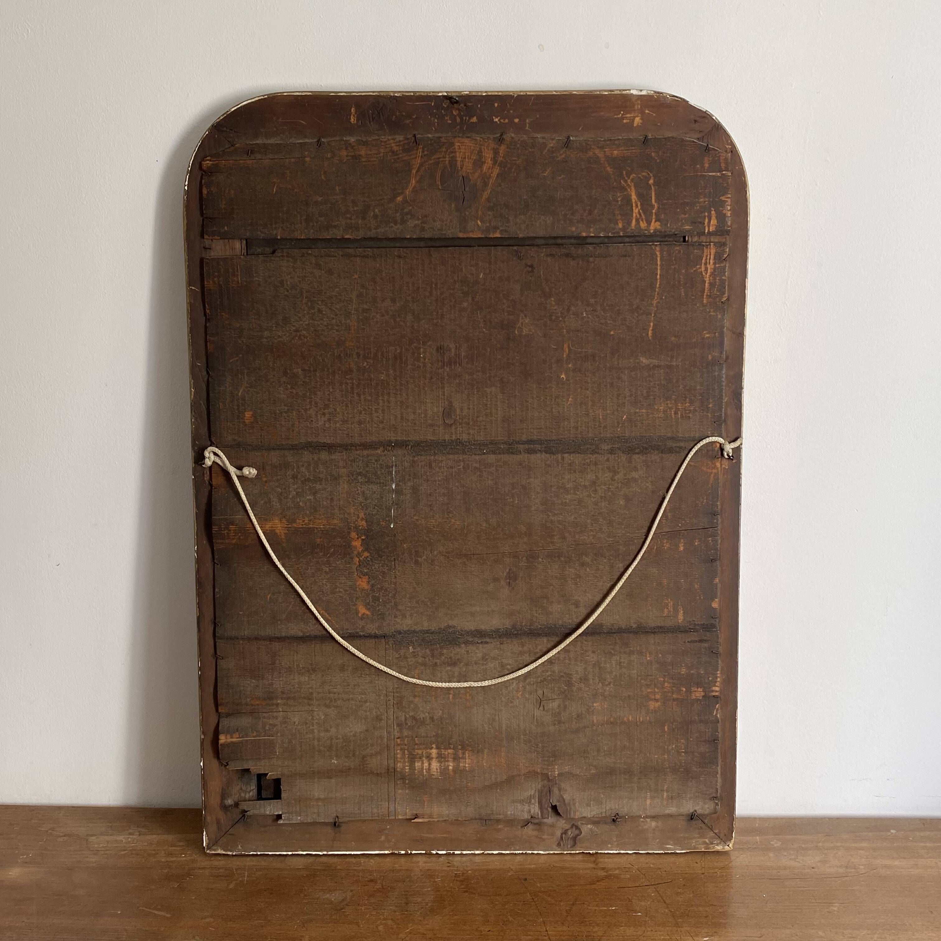 Louis Philippe mirror, late 19th century. Gilded. 88x62.