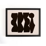 Relief painting - B90 black - signed EAwy