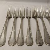 Fourchette ancienne service Louis XVI ruban filet