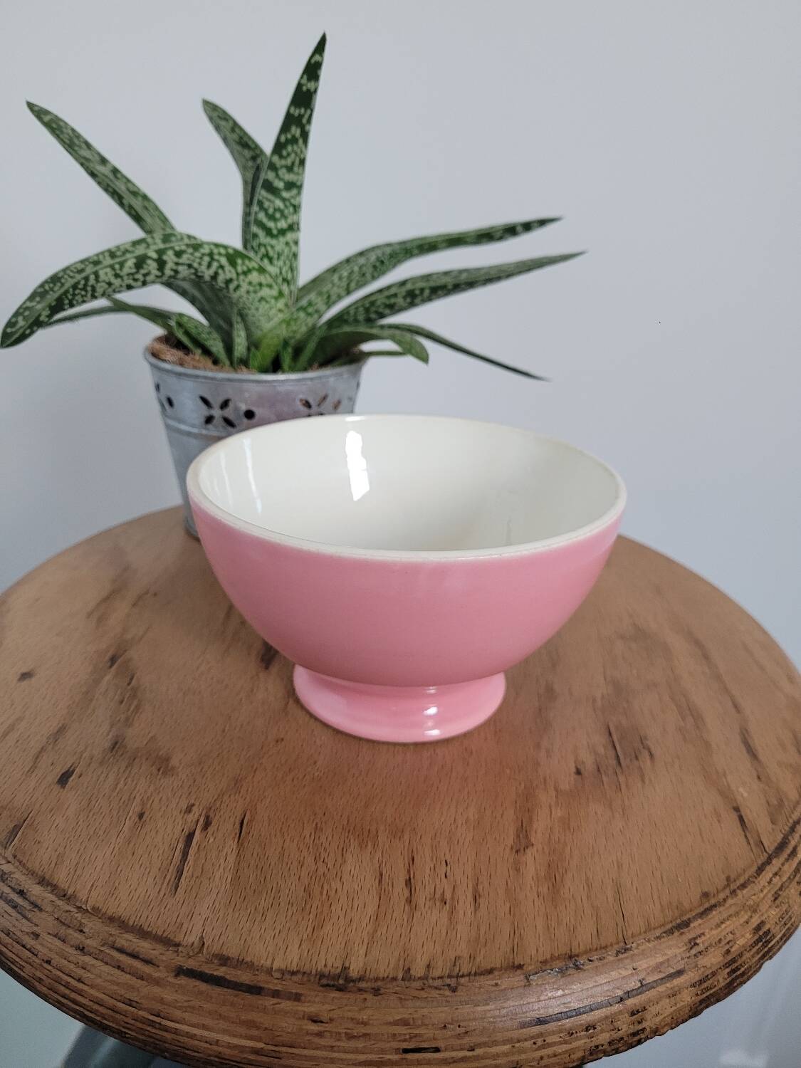 Bol porcelaine opaque rose