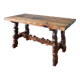 Vintage 1950s Brutalist Chalet Coffee Table