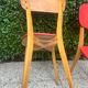 Set de 6 chaises de bistrot vintage