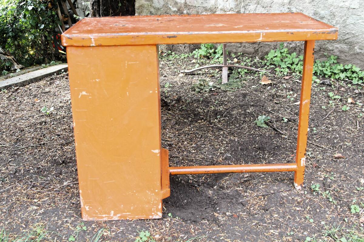 Art deco industrial desk