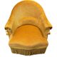 Fauteuil Crapaud velours vintage