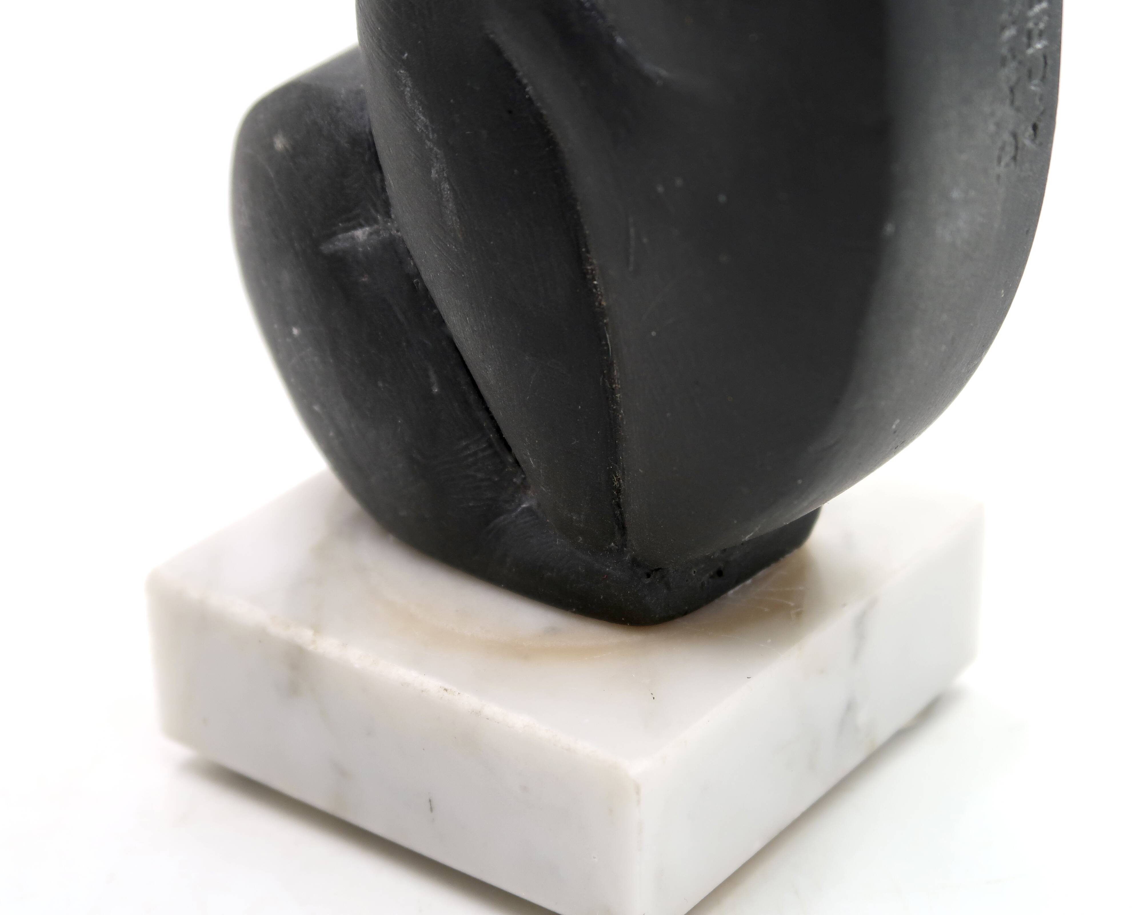 Sculpture after Amedeo Modigliani, nude woman signed A Crespelle