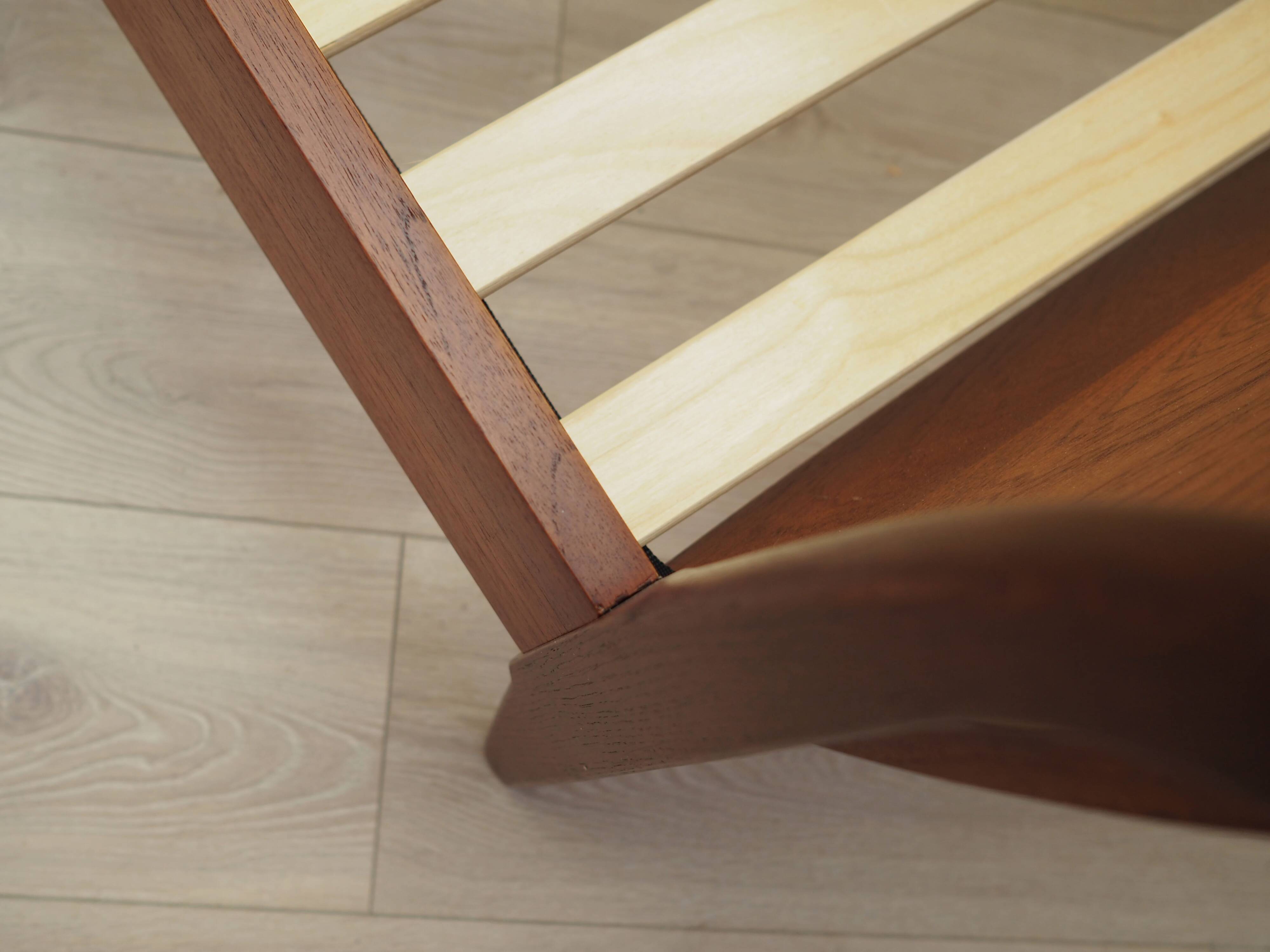 Teak bed, Danish design, 1970s, production: Denmark