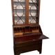 Library with integrated secretary English solid wood