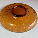 Amber glass plate