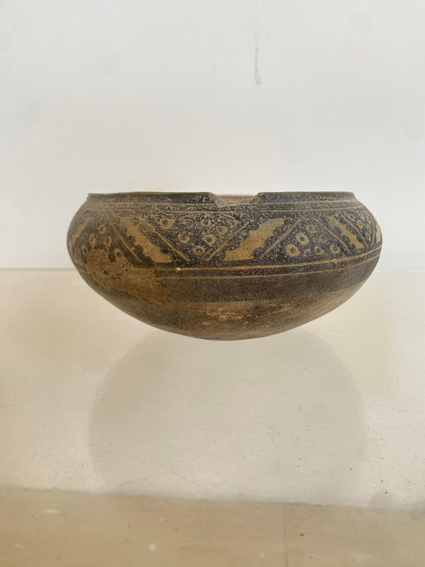 Peruvian archaeological bowl