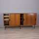 Vintage 1960s highboard in Italian-designed teak wood