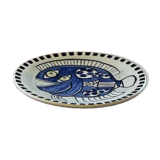 Assiettes aux poissons bleus
