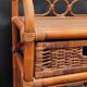 Vintage rattan bedside
