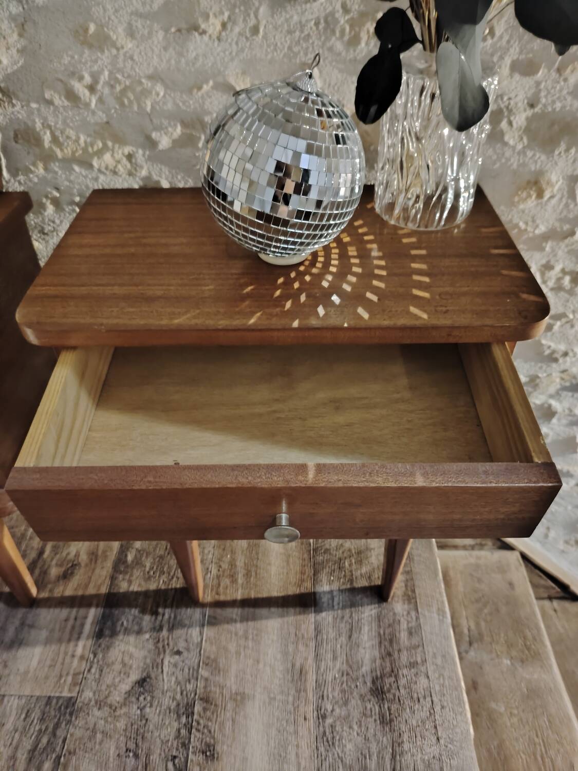 Pair of 70's bedside tables