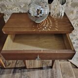 Pair of 70's bedside tables