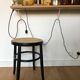 Stool wood and caning